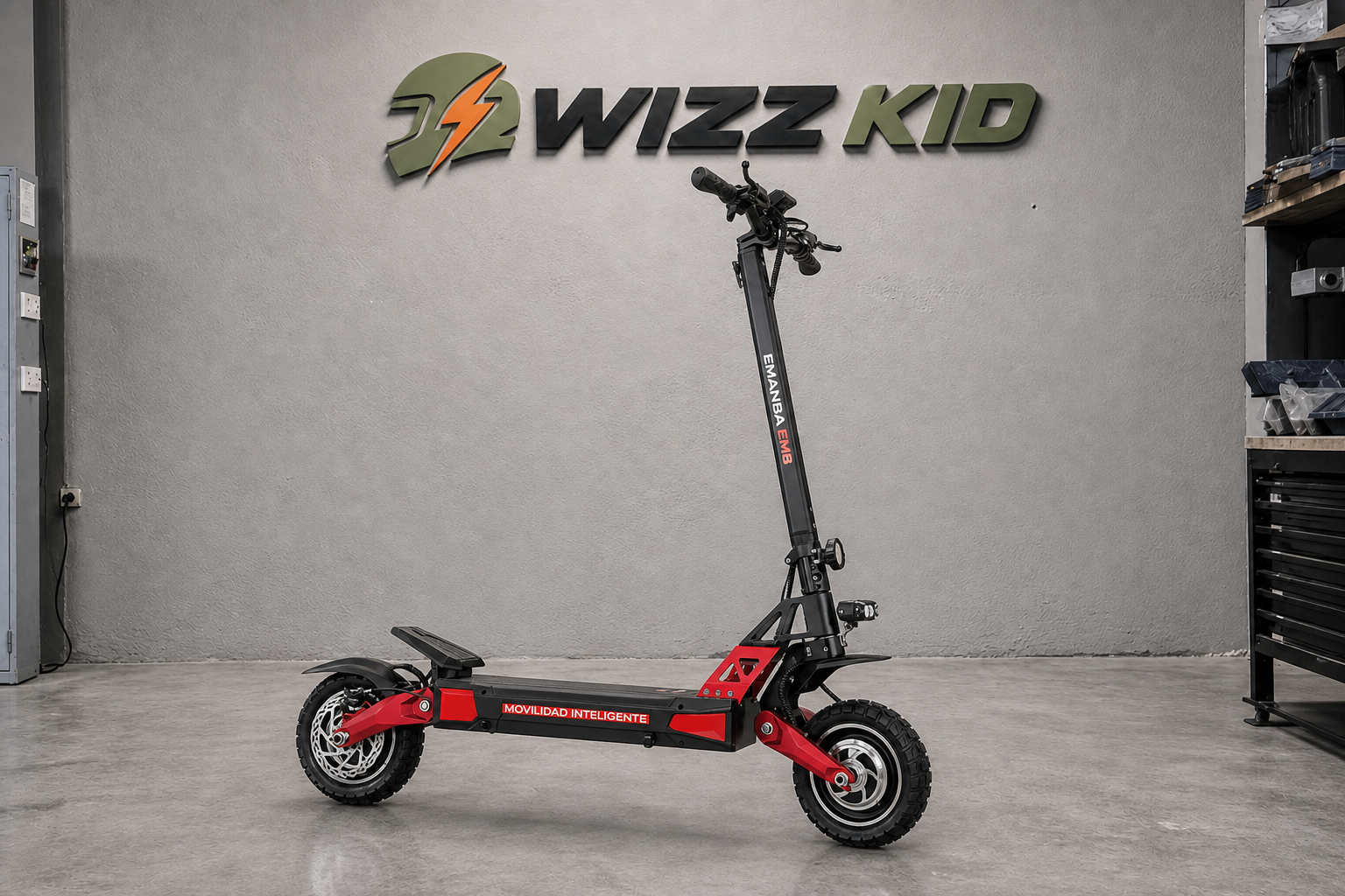 EMANBA EM8 Electric Scooter main photograph in the Wizz Kid studio